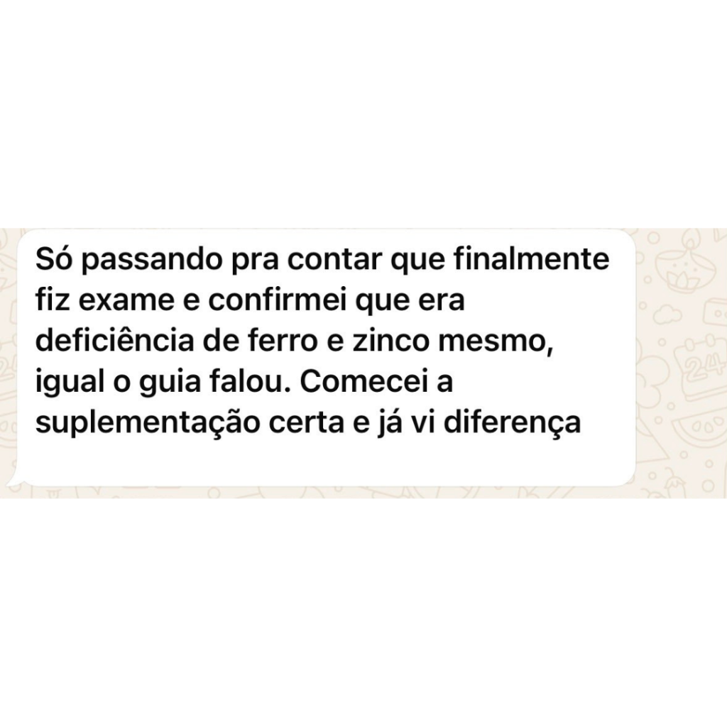 Relato no WhatsApp
